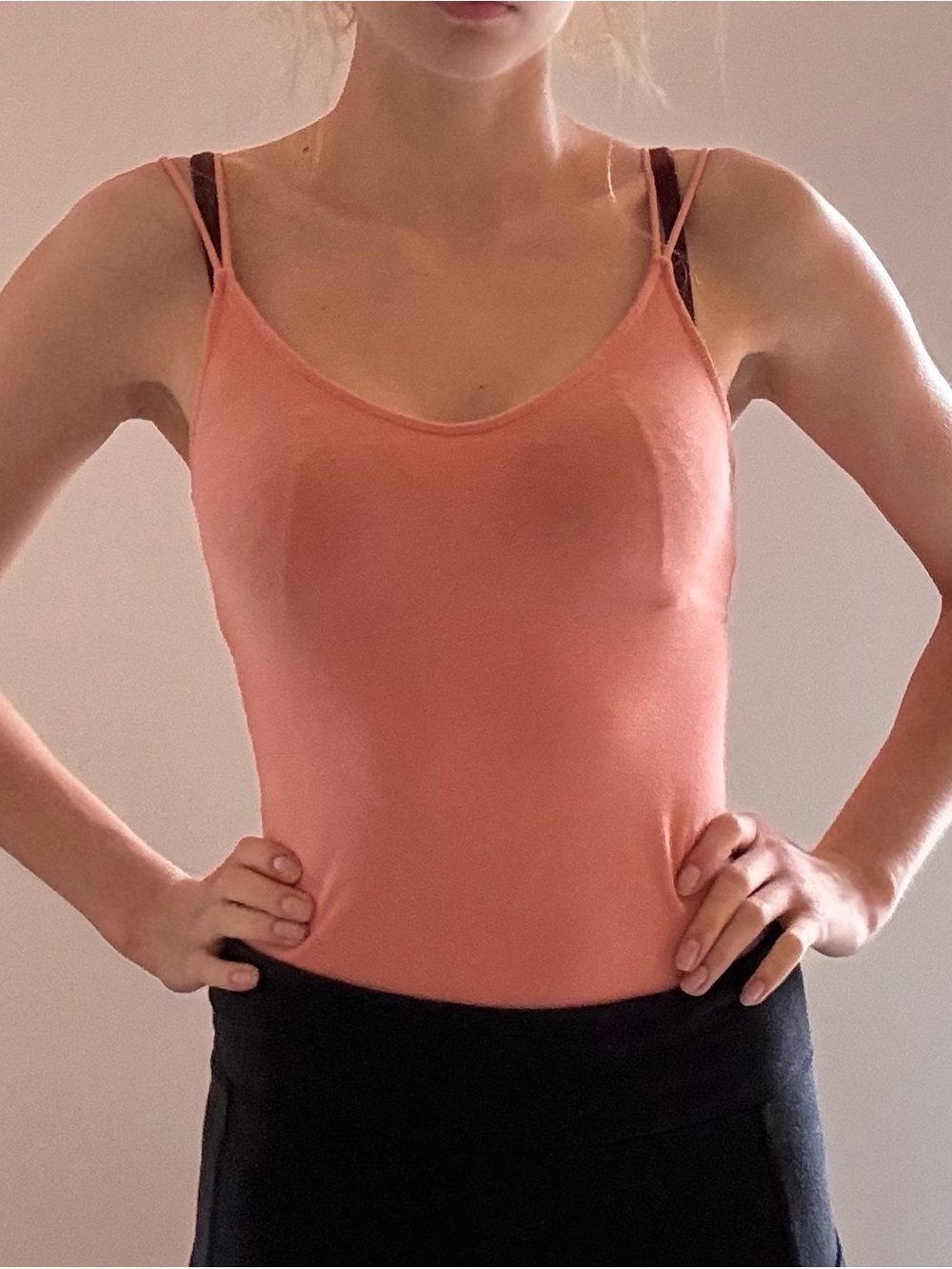 American Eagle Cami Coral Bodysuit